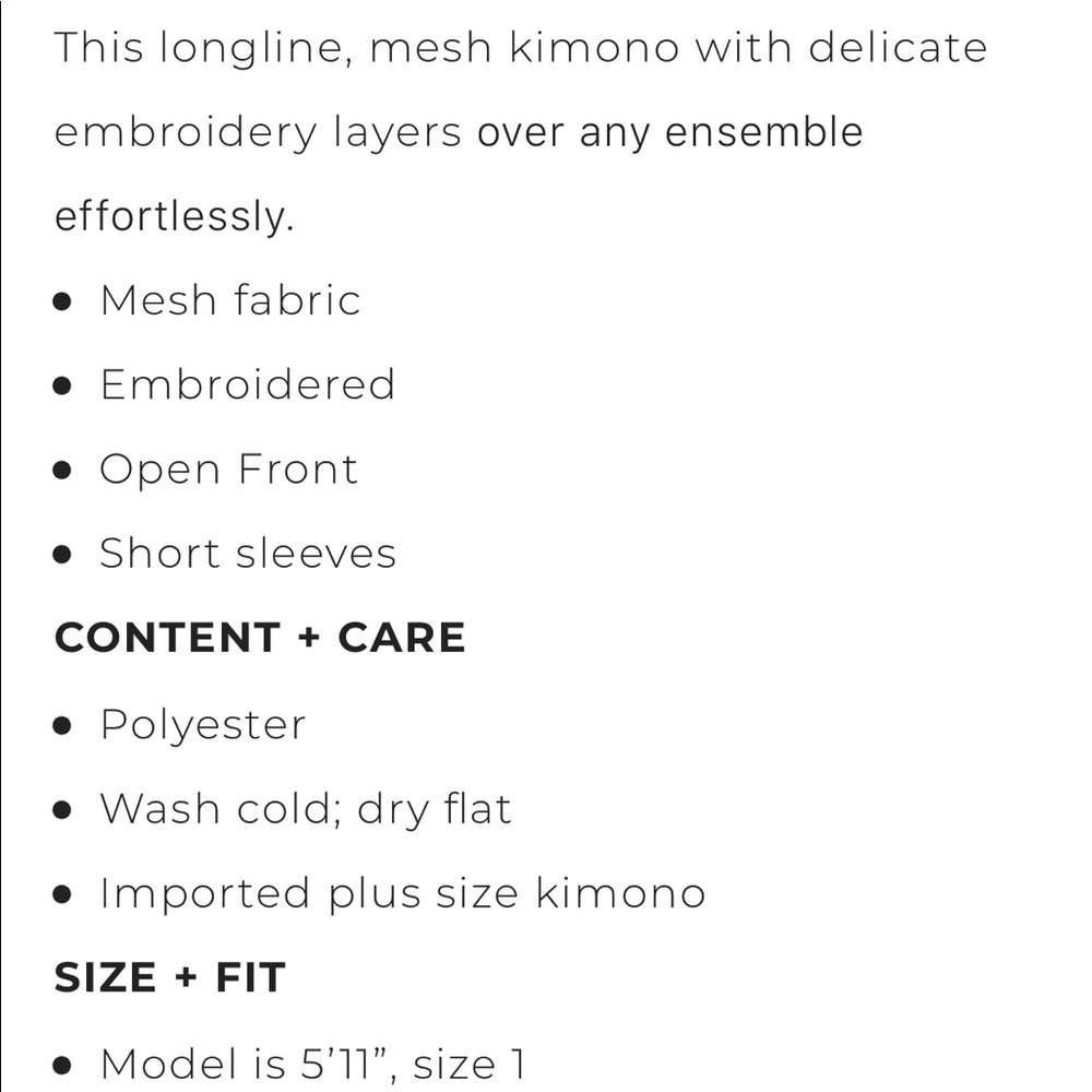 Embroiled kimono - Picture 3 of 3